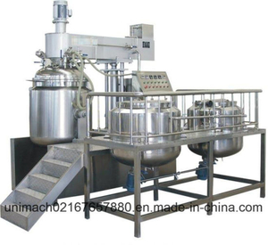 1000L/13000L/2000L Vacuum Emulsifier Mixer (hydraulic lifting)