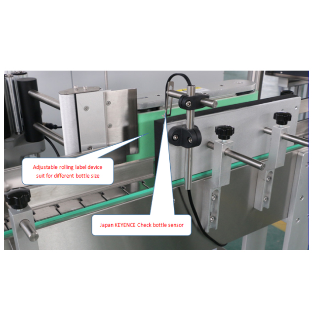 Round Bottle Labeling Machine with PLC screen 