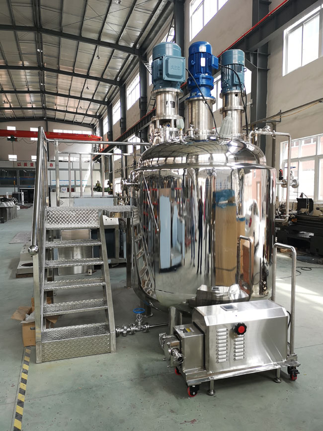 vacuum emulsifying mixer for alcohol gel